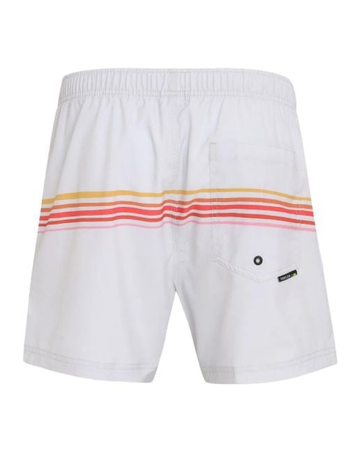 Osklen White Prismas Swim Shorts for men