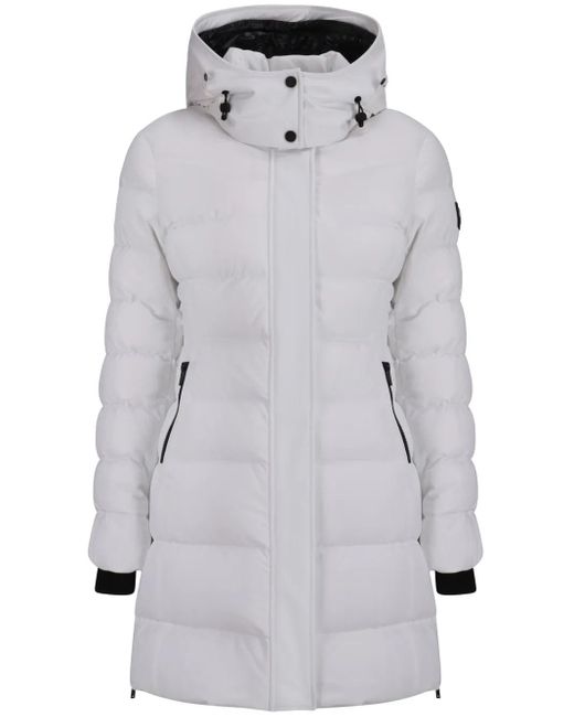 Moose Knuckles Gray Feather Down Padded Parka Coat