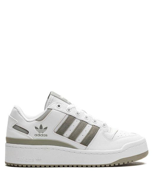 Adidas Forum Bold Stripes "white/silver Pebble" Sneakers