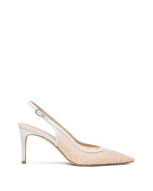 Stuart Weitzman White 7.5Cm Stuart Power Pumps