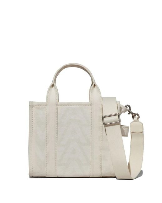 Marc Jacobs Natural The Outline Monogram Small Tote Bag