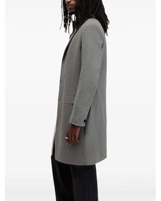 AllSaints Black Hal Coat for men