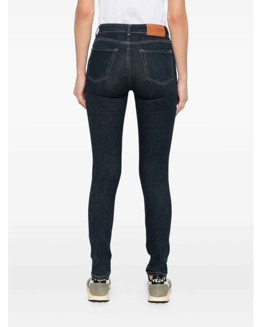 Marc O' Polo Blue Cotton-Blend Jeans