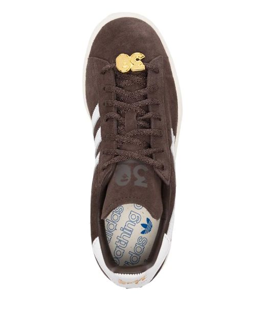 A Bathing Ape Brown X Adidas Campus Trainers