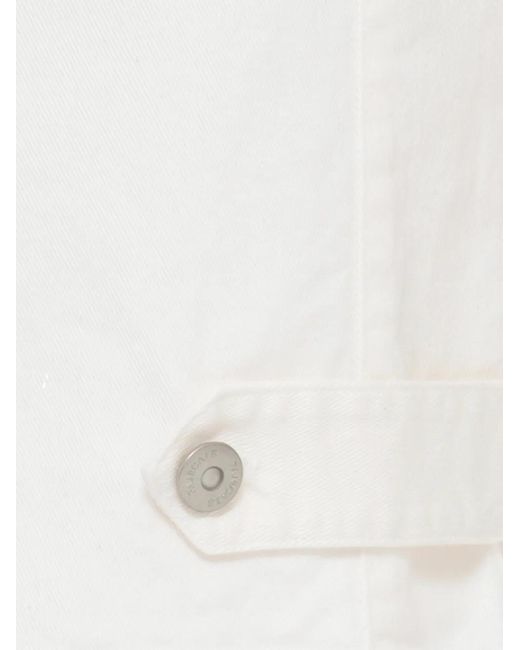 Panicale White Geknöpfte Jeans