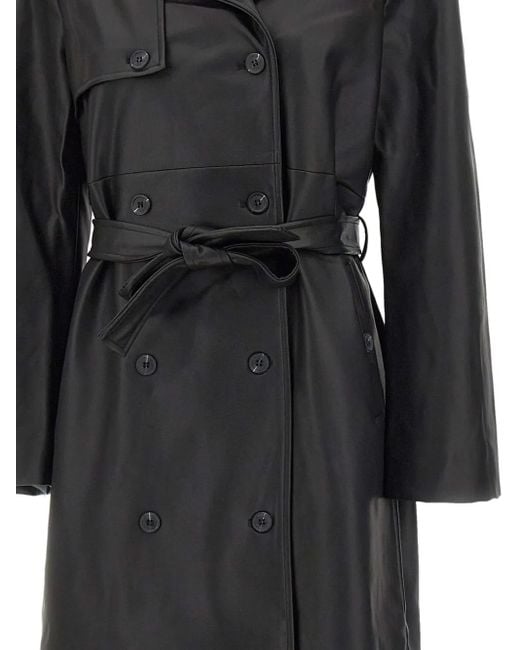 THE GARMENT Black Brooklyn Trench Double-Breasted Jacket