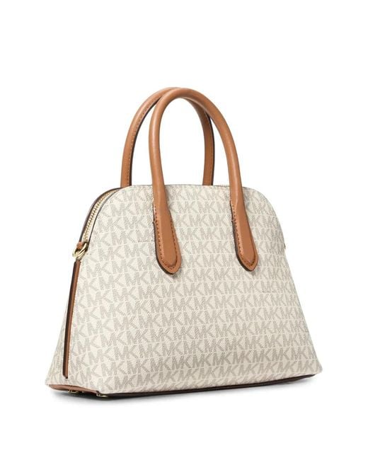 Michael Kors Natural Medium Freddie Monogram-Print Tote Bag