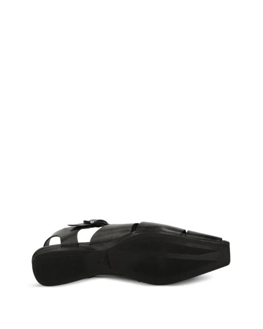 Vagabond Black Wioletta Buckle-Fastening Leather Sandals