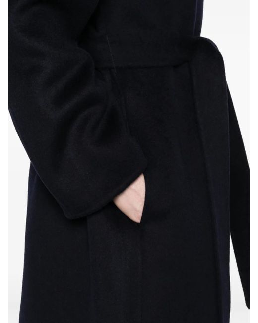 The Dynamis Studio ベルテッド コート Black