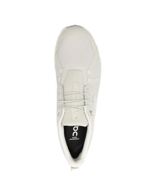 On Shoes White Baskets Cloud 6 À Design Imperméable for men