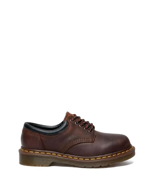 Dr. Martens Brown Derbies 8053 Crazy Horse En Cuir