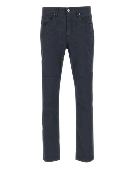 Jeckerson Blue John Trousers for men