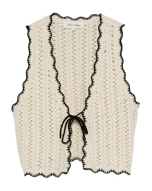 Ba&sh クロシェ トップ White