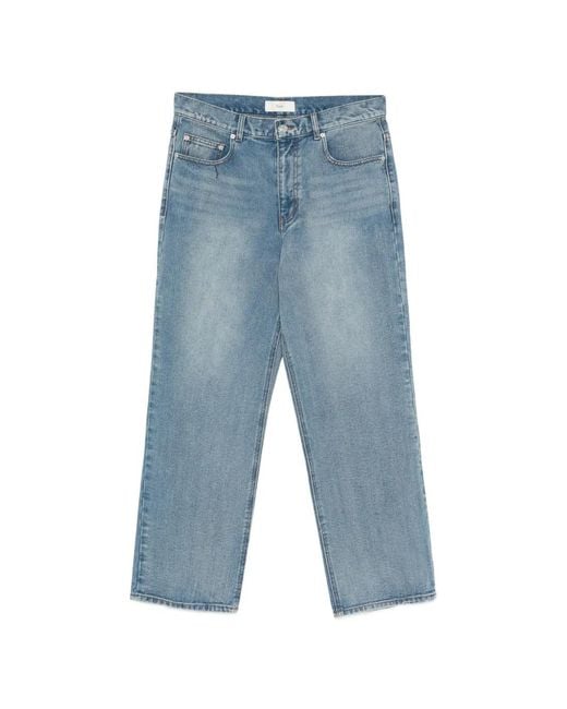 DUNST Blue Cotton Jeans for men