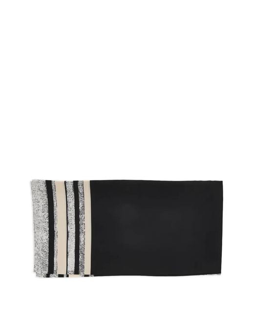 Emporio Armani Black Silk Scarf