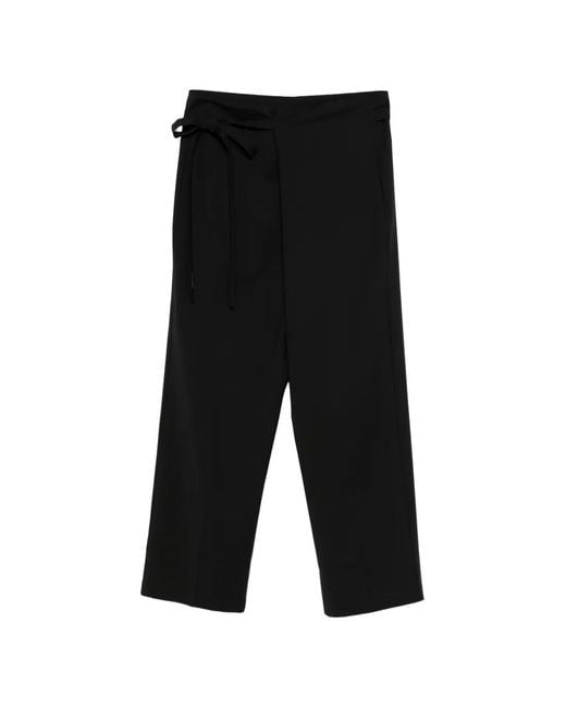 Fear Of God Black Pantalon À Taille Nouée Et Design Portefeuille for men