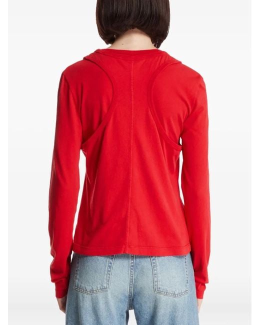 The Row レイヤード Tシャツ Red