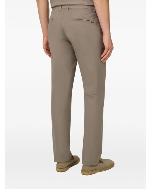 Boggi Gray Pantalon À Poches Diagonales for men