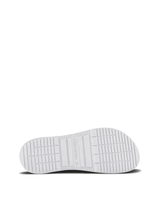 Barebarics White Enigma Perforated Lace-Up Sneakers
