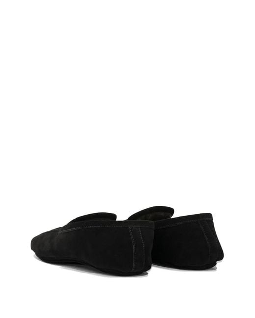 Henderson Black Suede-Leather Loafers for men