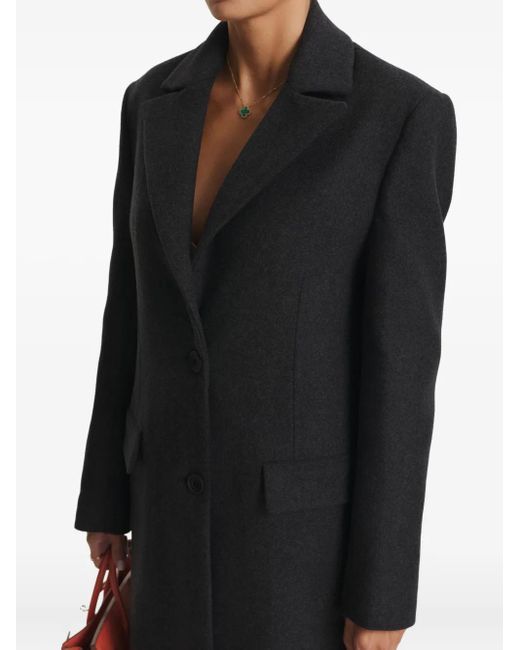 CuAnna Black Buttoned Coat