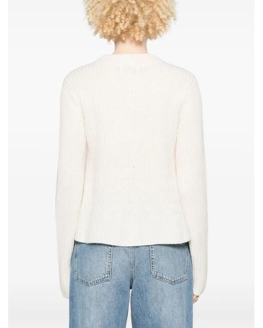 Loulou de Saison White Cosmo Sweater