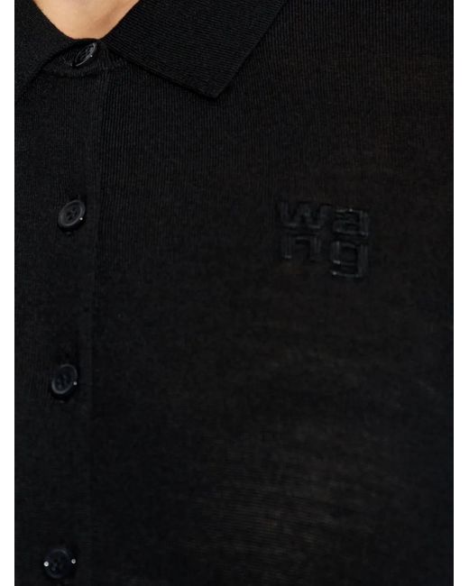 Alexander Wang Black Cardigan aus Wolle