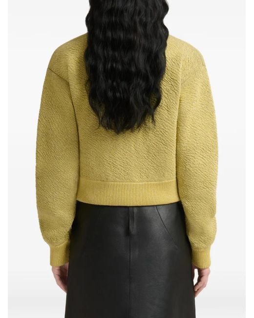 Marni Button-Up Vest in het Yellow