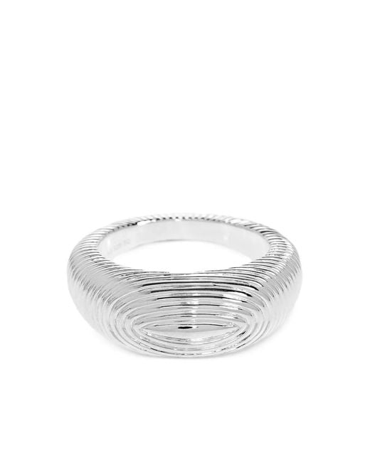 LIE STUDIO White Geriffelter Audrey Ring