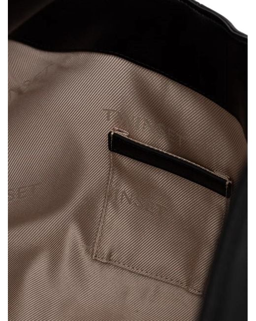 Twinset Black Small Logo-Charm Tote Bag