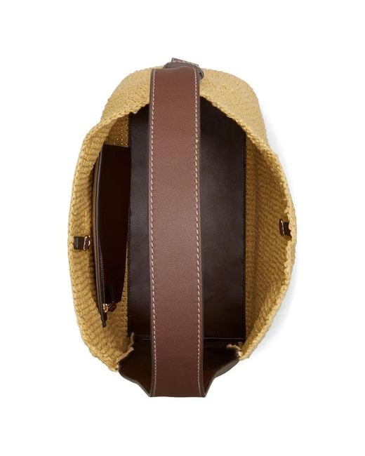 Tory Burch Natural Romy Woven Shoulder Bag