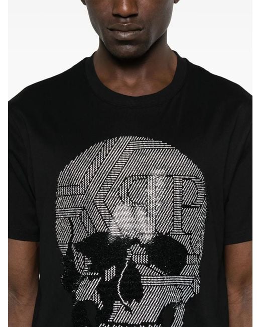 Philipp Plein Black T-Shirts for men