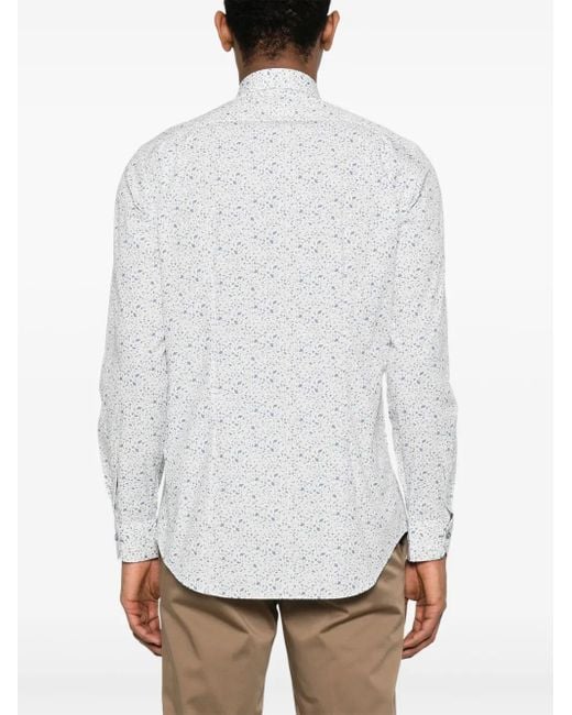 メンズ Paul Smith プリント シャツ White