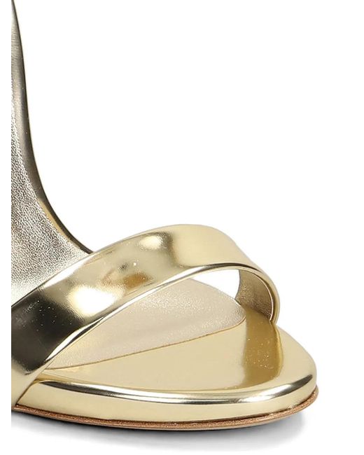 Casadei Blade Metallic Sandals