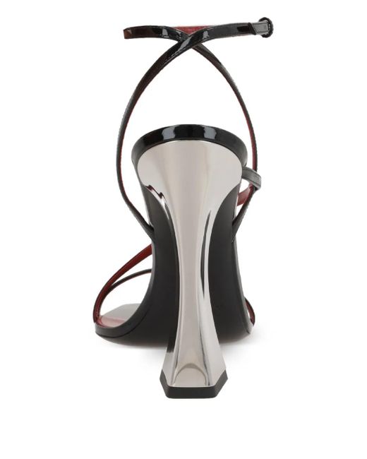 Saint Laurent Zora Sandals in White | Lyst