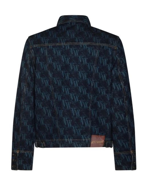 Vivienne Westwood Blue Cotton Denim Jacket for men