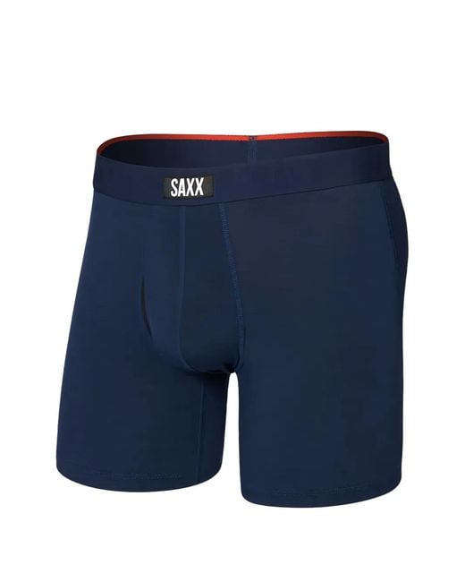 Saxx Underwear Co. Blue Logo-Detail Briefs for men