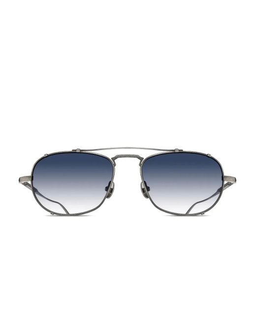 Matsuda Blue Sonnenbrille Mit Doppelsteg