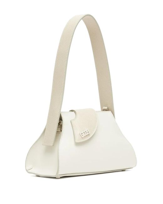 Gcds White Small Comma Tote Bag