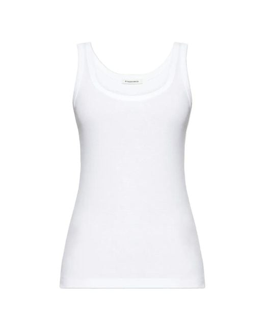 By Malene Birger White Débardeur Dali En Coton Bio