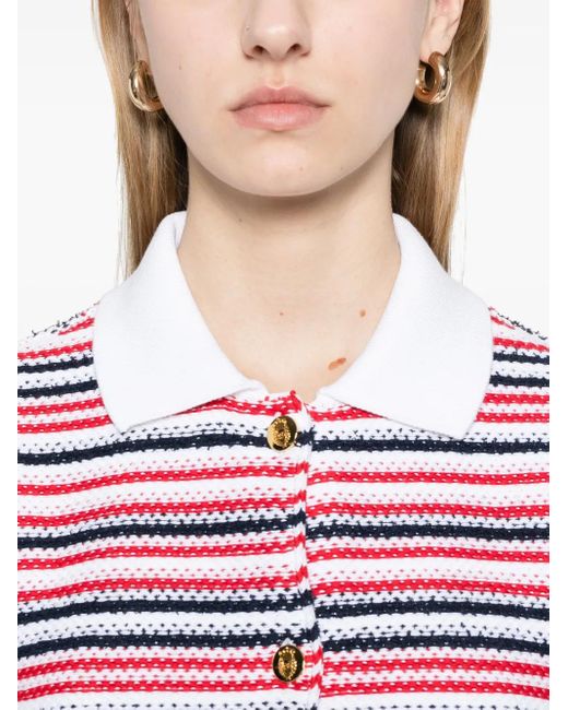 Camisa a rayas Gucci de color Red