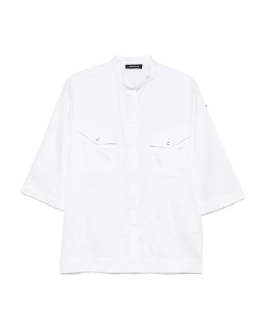 Barbara Bui White Hemd Mit Stehkragen