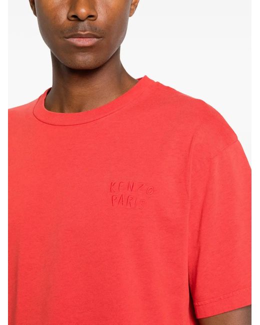KENZO Logo-Embroidered T-Shirt for men