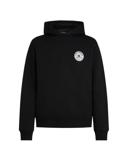 Karl Lagerfeld Black Après Ski Club Hoodie for men
