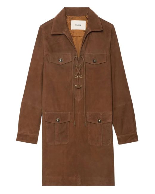 Zadig & Voltaire Remacha ミニドレス Brown