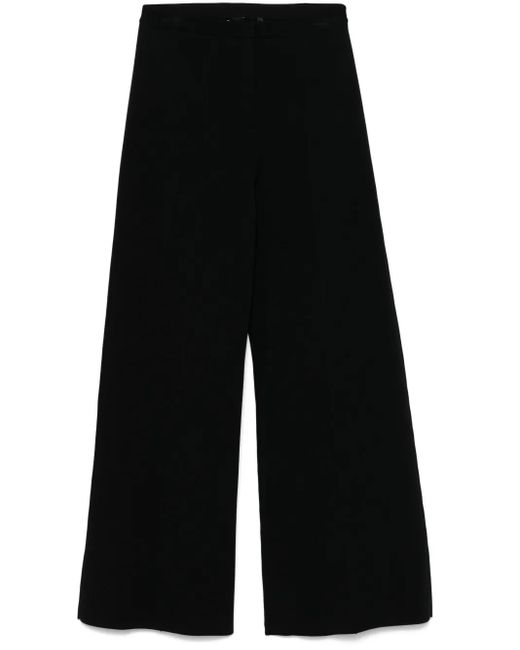 Theory Black High-Waisted Trousers