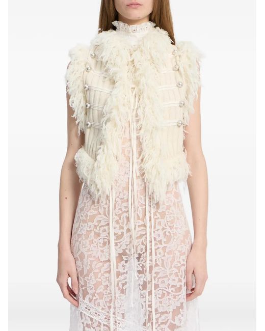 Chaleco Odda Marsina Ann Demeulemeester de color Natural
