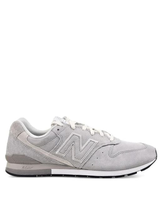 New Balance Men's White 996 Suede Sneakers