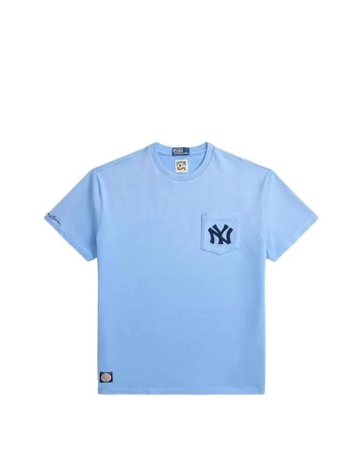 Polo Ralph Lauren Blue Knit T-Shirt for men