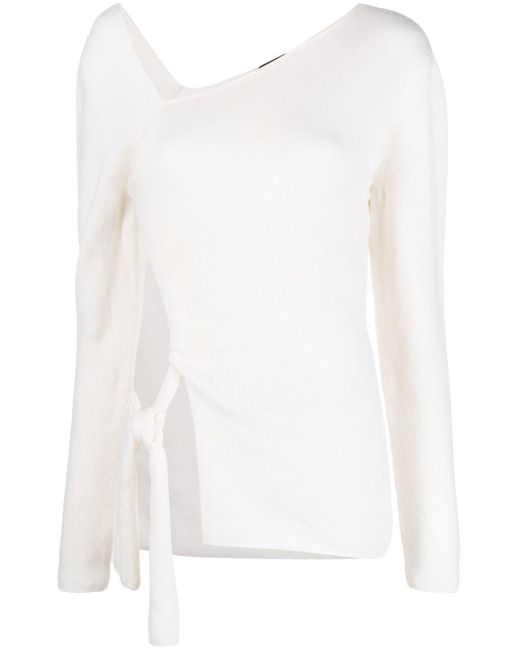 Tom Ford White Pullover mit Cut-Outs
